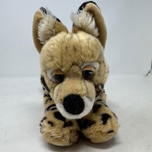 SOS Save Our Space African Serval Plush Spotted Wild Cat Stuffed Animal 13 inch